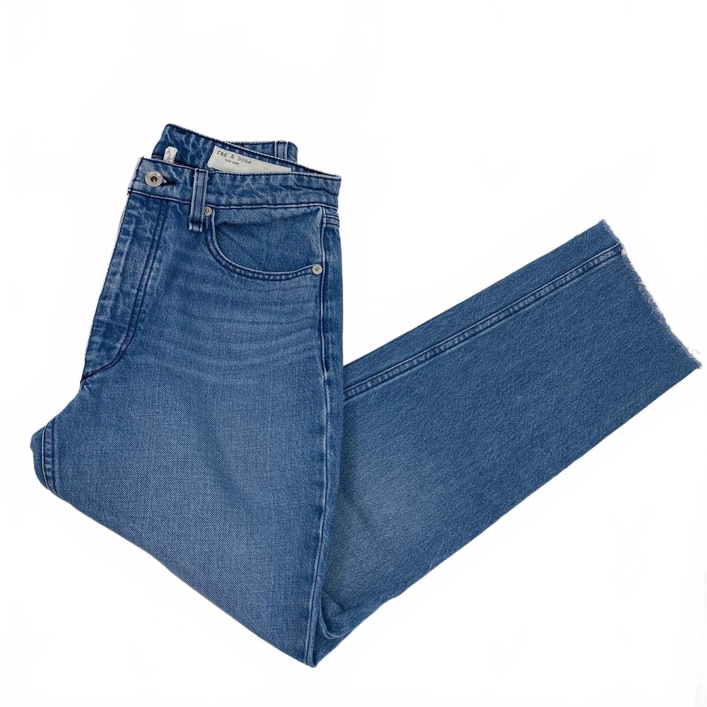 rag & bone Blue Jeans Nina high rise ankle cigarette jean | Womens 4